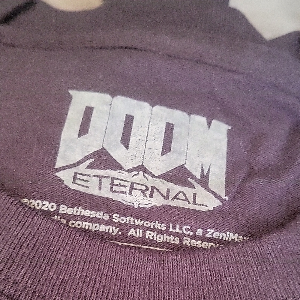 Loot Crate Doom Eternal Purple Shirt